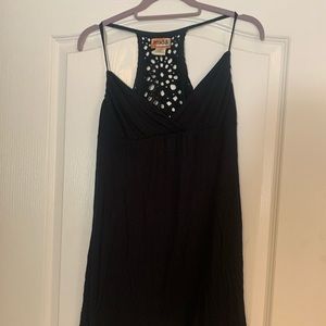 MUDD black laced razor back sundress L